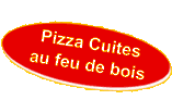 pizza cuites au feu de bois